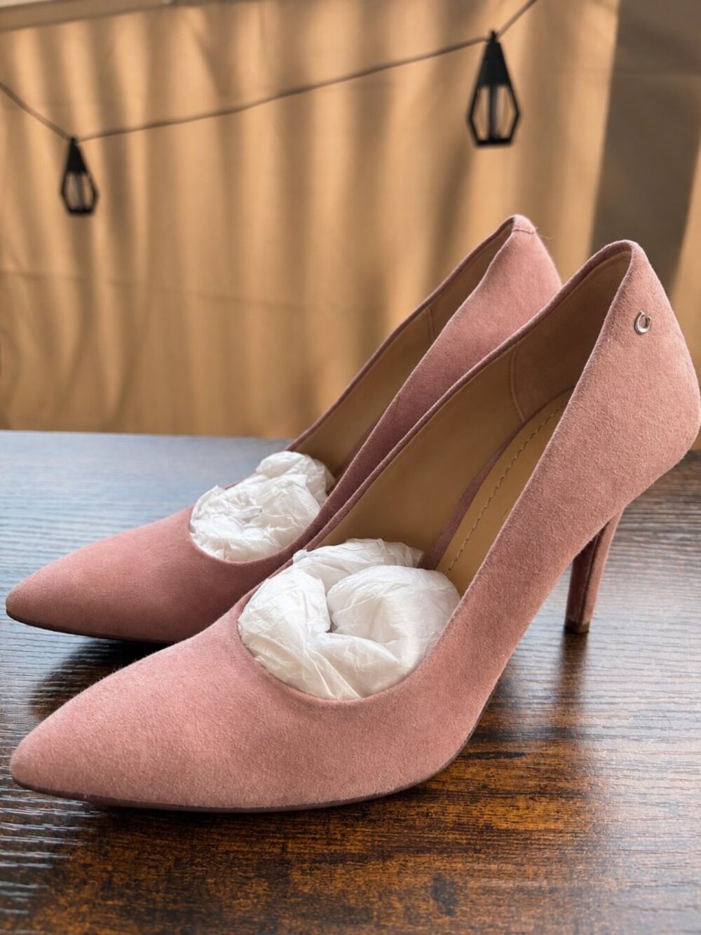 Coach Pink Suede Pointed Toe Pumps Heels Size 6